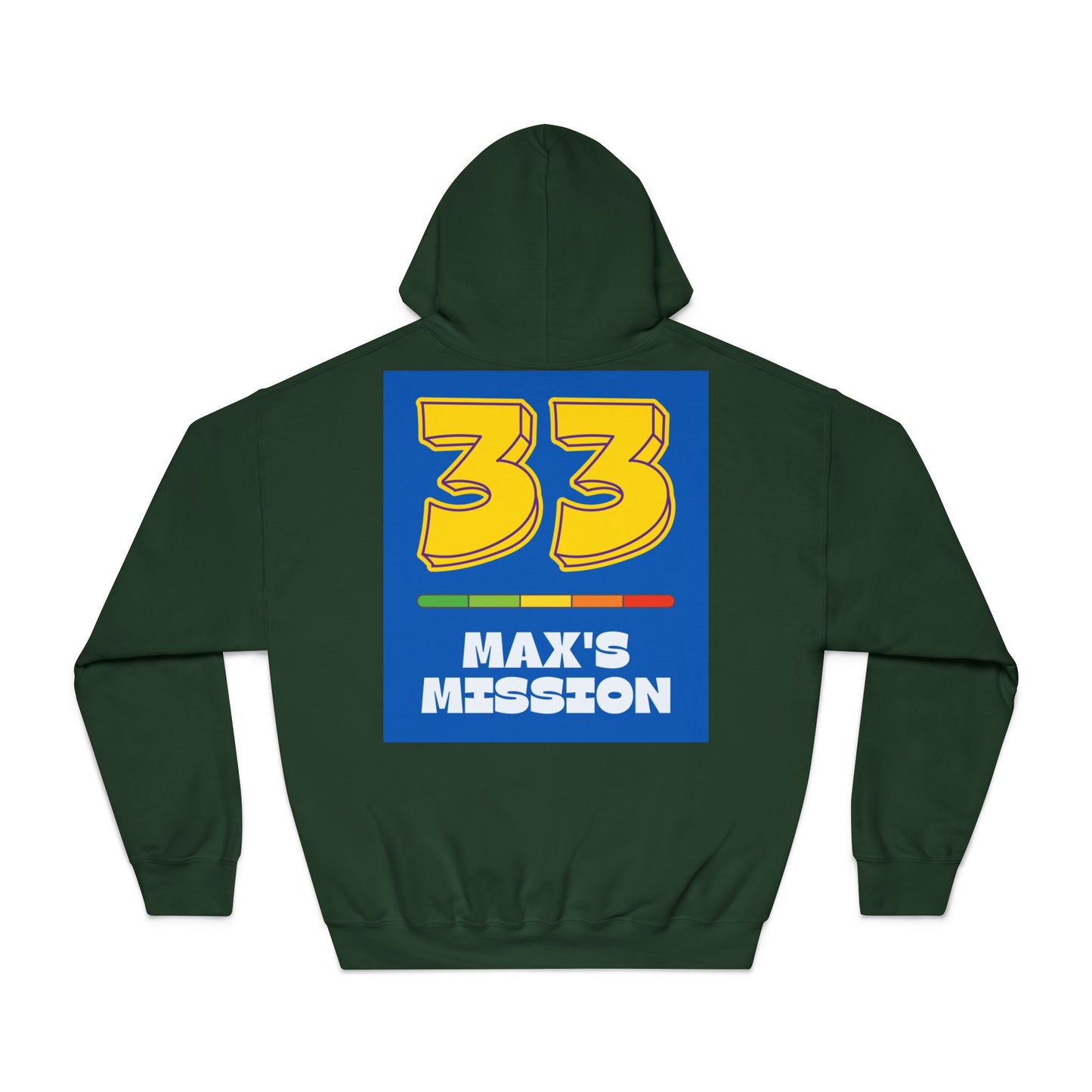 #33 Max's Mission Hoodie – Verstappen-Inspired Racing Design | Unstoppable Victory Quest