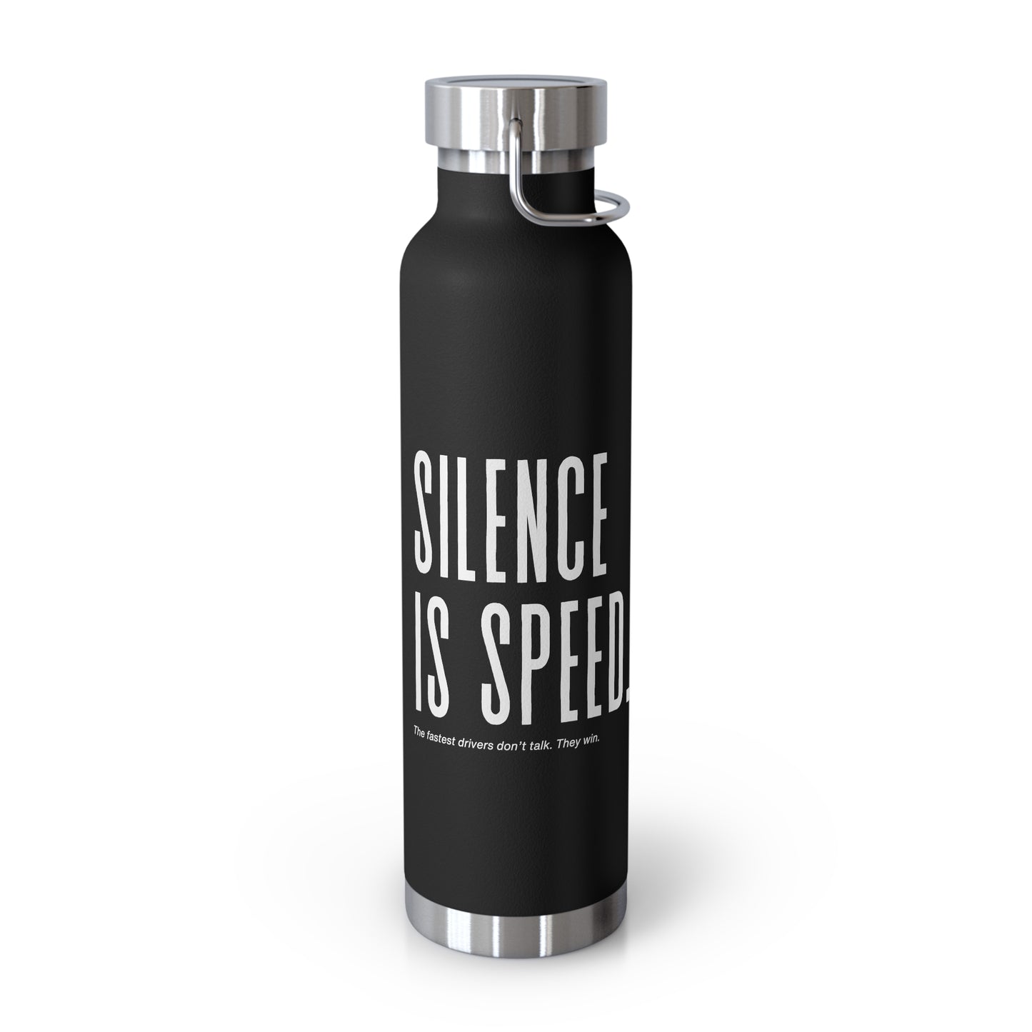 Silence is Speed Water Bottle – WIP25 Focused Flow