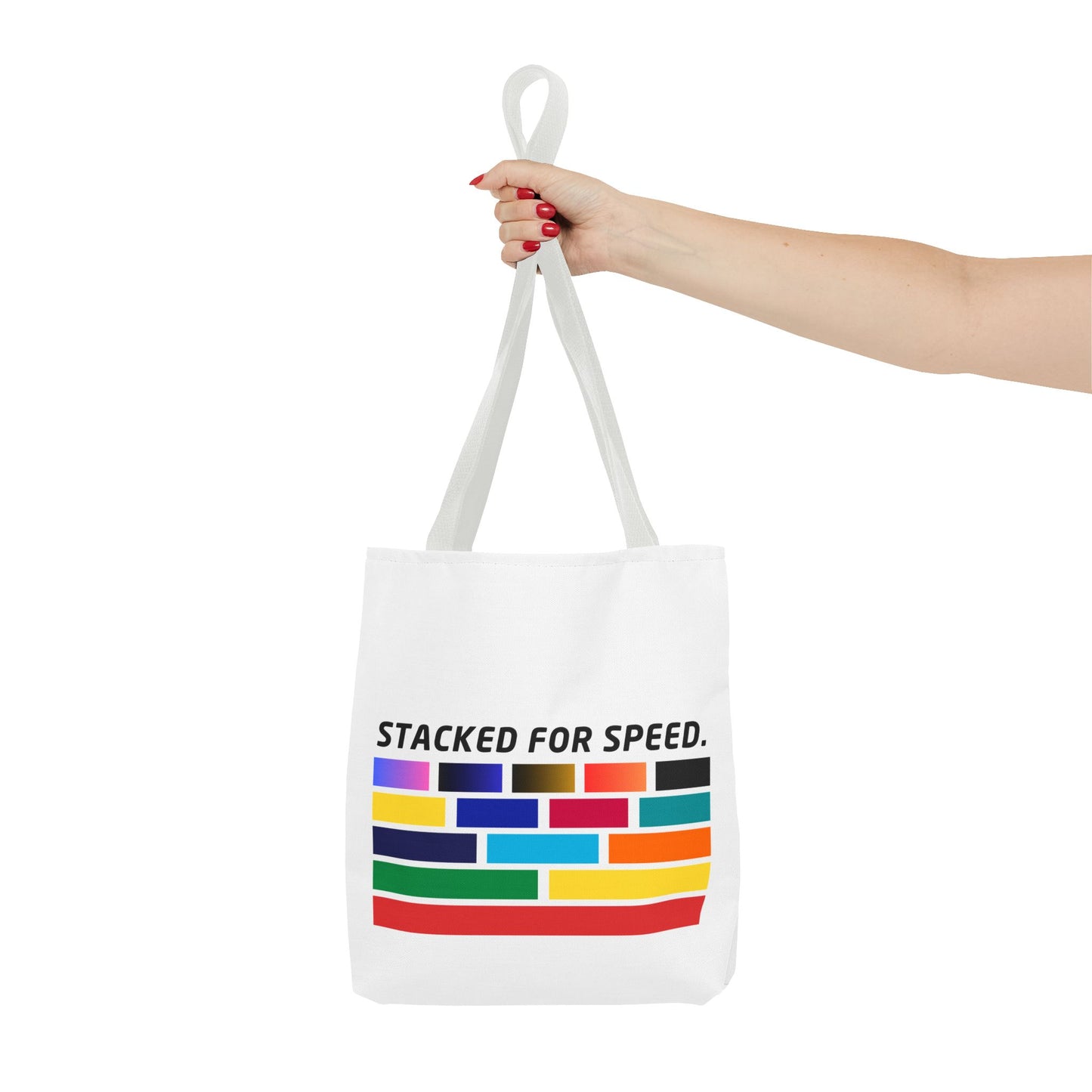 Stacked for Speed – WIP25 Racing-Inspired Tote Bag