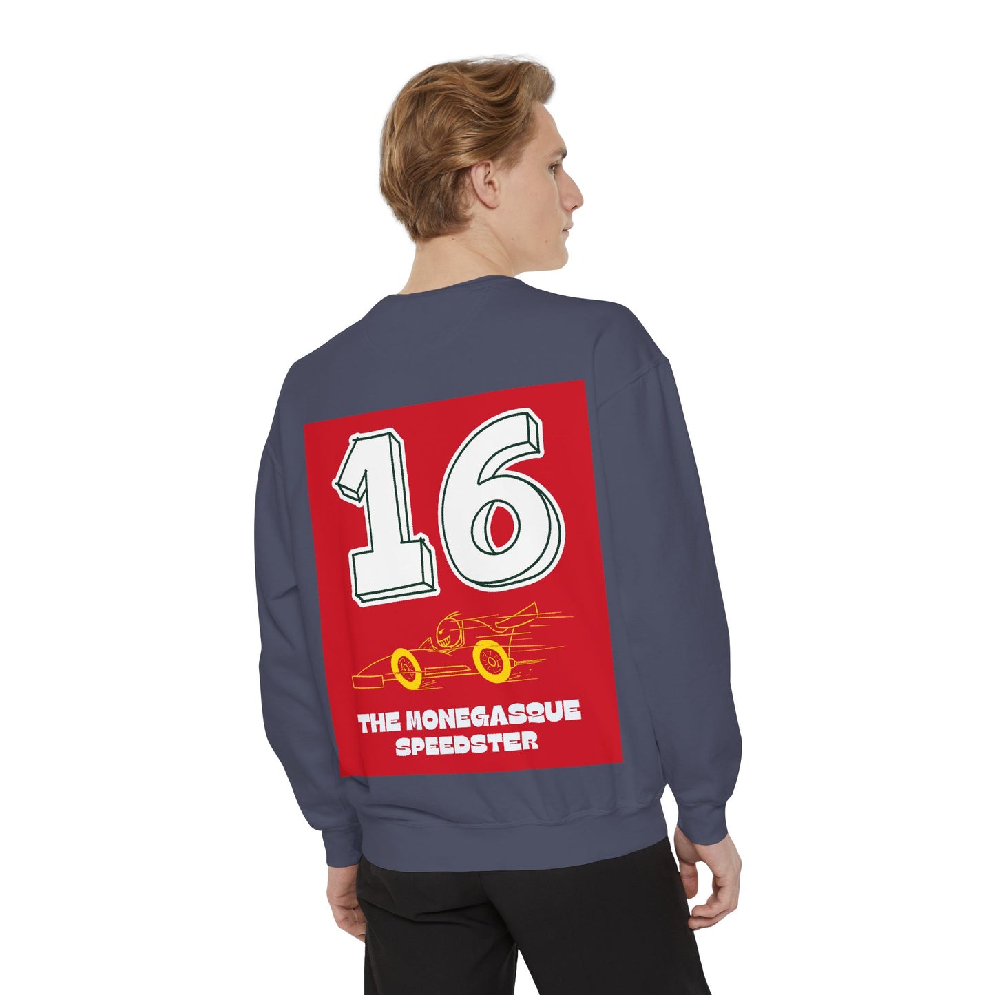 #16 “The Monegasque Speedster” Sweatshirt | Charles Leclerc Inspired Motorsport Apparel
