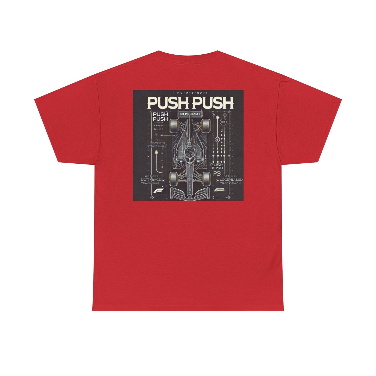 PUSH PUSH – Motorsport Streetwear Tee | Race Radio Command Edition