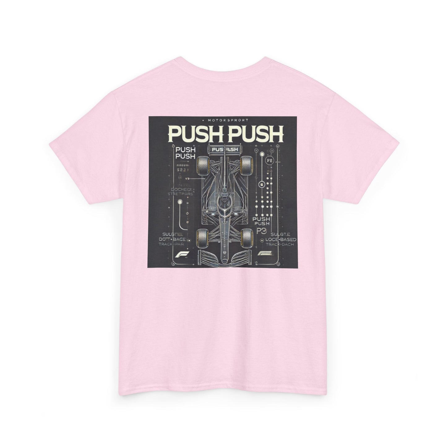PUSH PUSH – Motorsport Streetwear Tee | Race Radio Command Edition