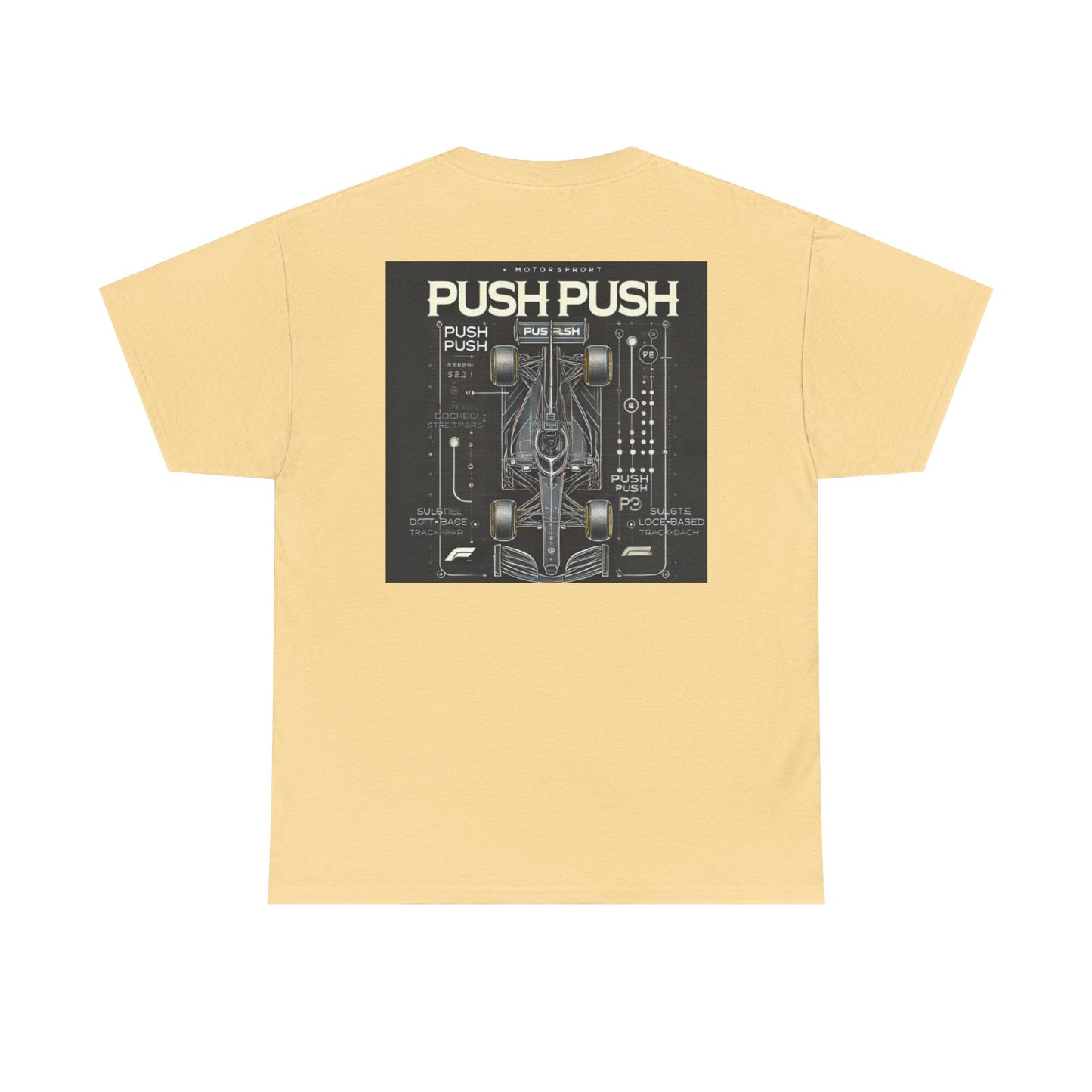 PUSH PUSH – Motorsport Streetwear Tee | Race Radio Command Edition