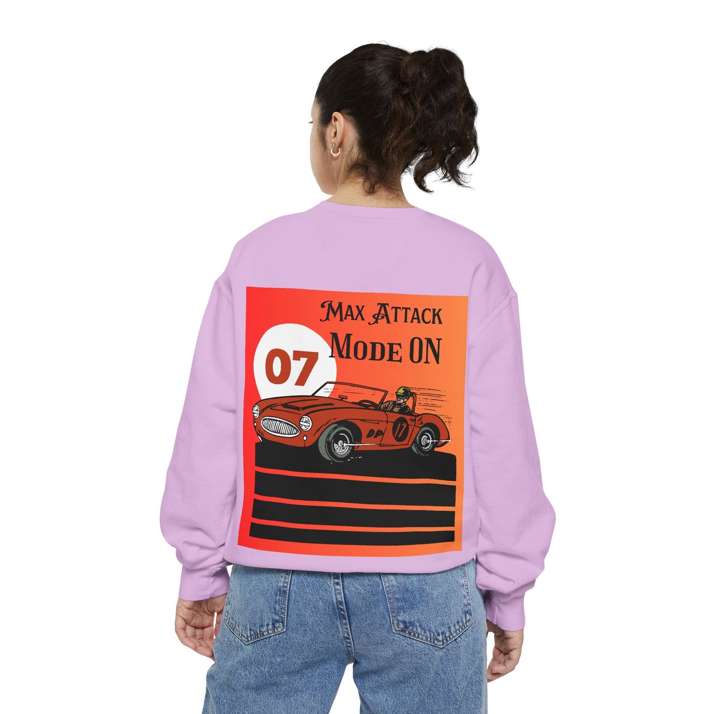 Max Attack Mode On Sweatshirt | High-Energy Motorsport Apparel