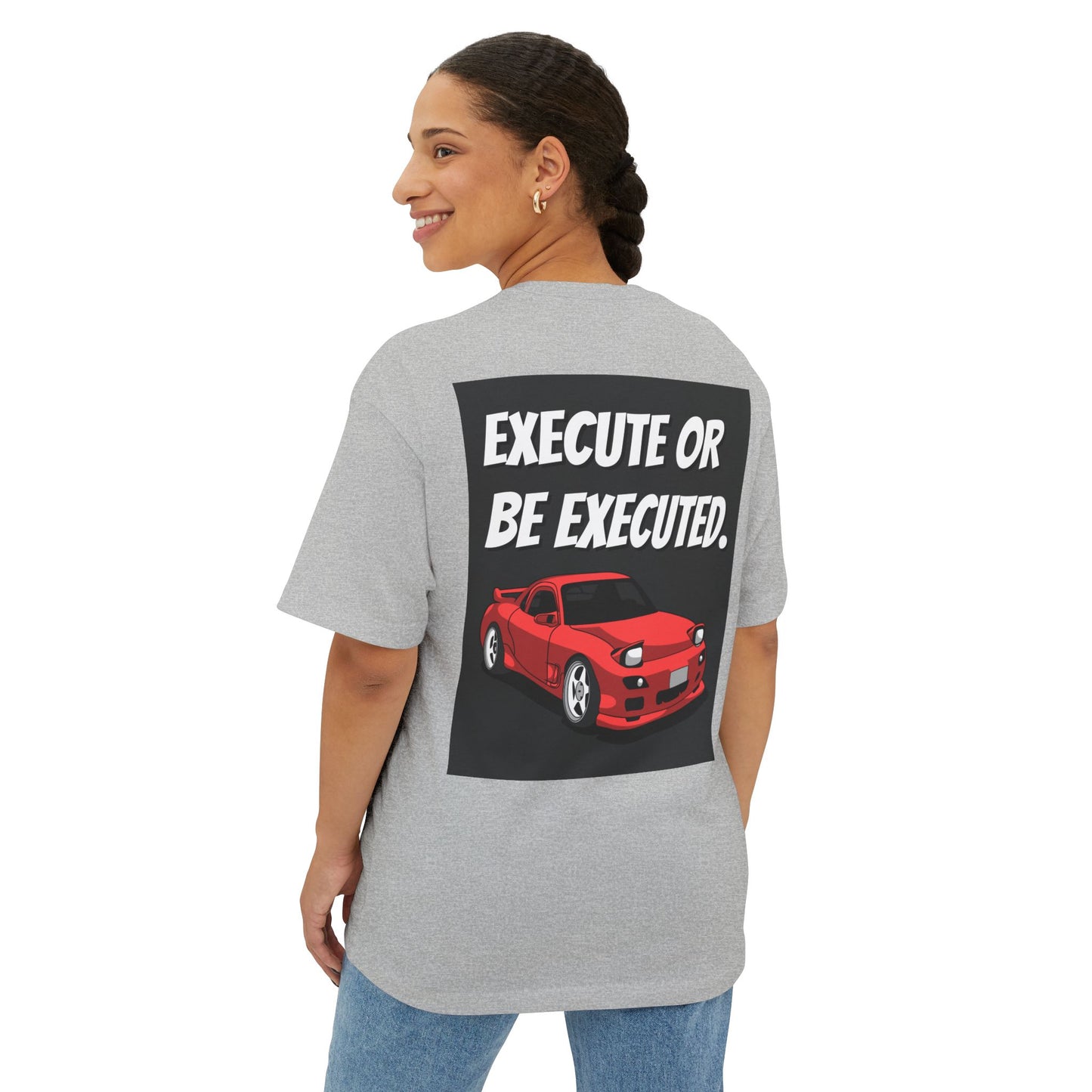 "EXECUTE OR BE EXECUTED" Motorsport T-Shirt - High-Energy Racing Streetwear