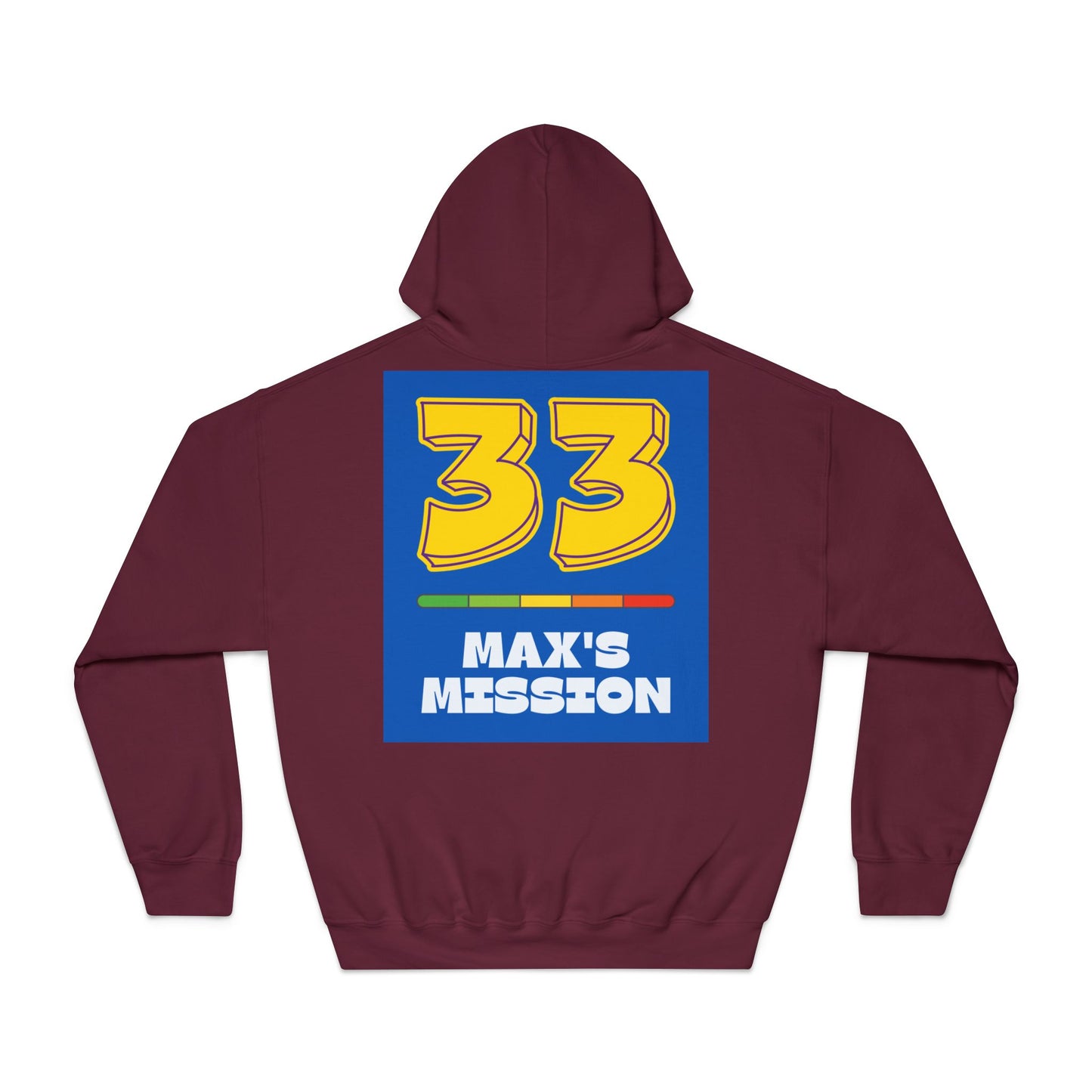 #33 Max's Mission Hoodie – Verstappen-Inspired Racing Design | Unstoppable Victory Quest