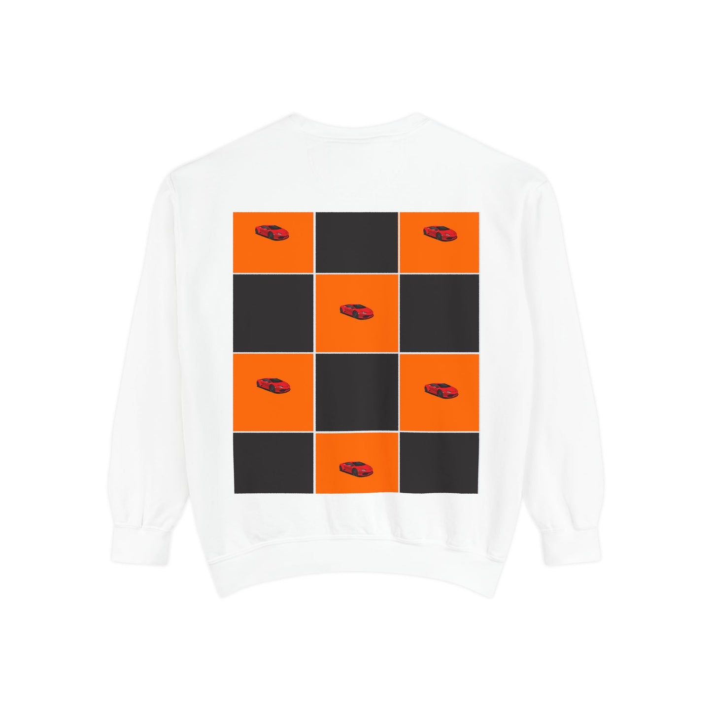 McLaren-Inspired Sweatshirt | Orange & Black Motorsport Design