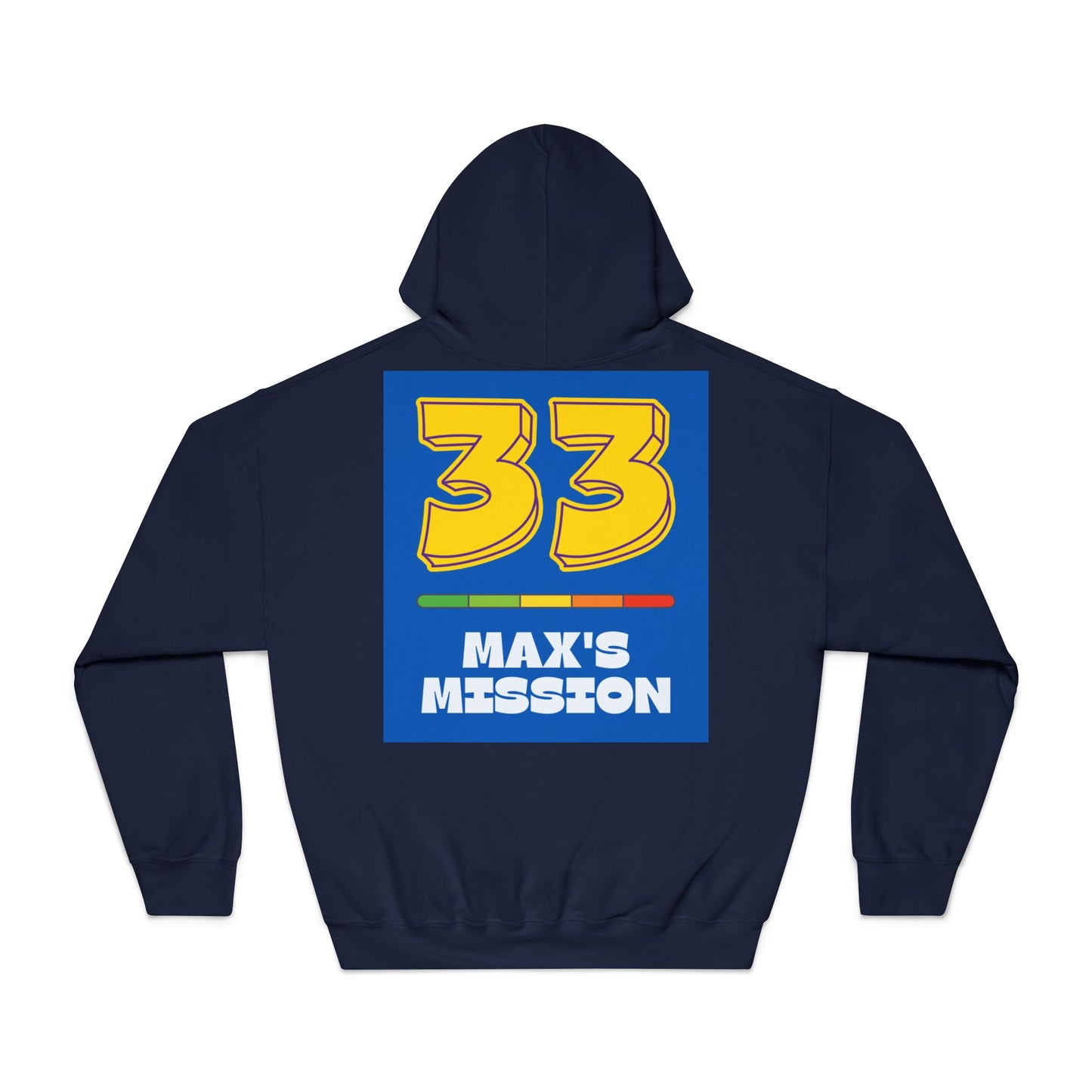 #33 Max's Mission Hoodie – Verstappen-Inspired Racing Design | Unstoppable Victory Quest