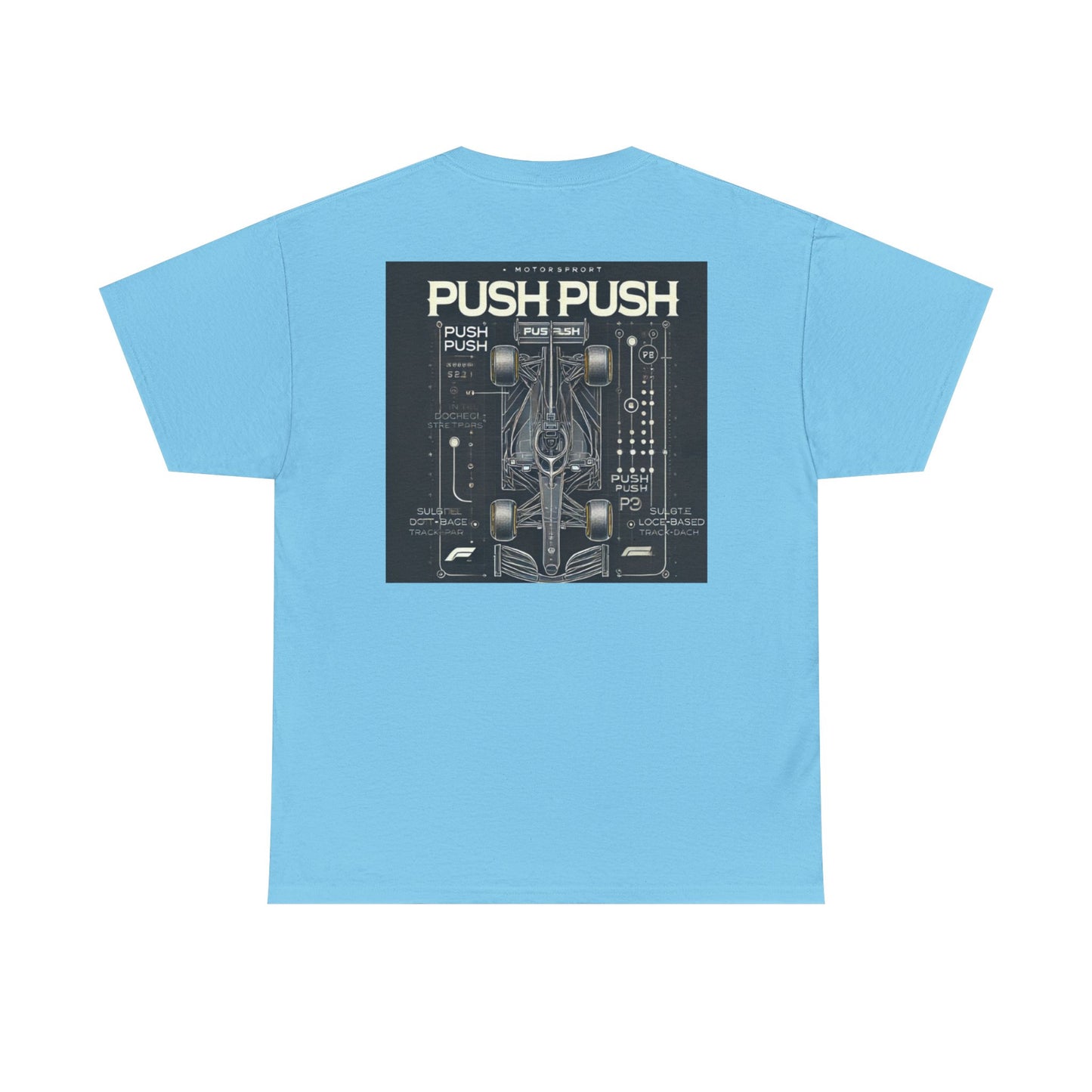 PUSH PUSH – Motorsport Streetwear Tee | Race Radio Command Edition