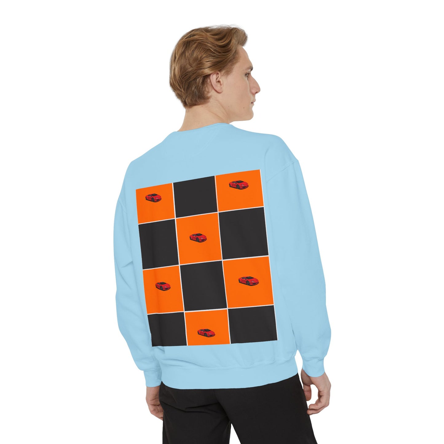McLaren-Inspired Sweatshirt | Orange & Black Motorsport Design