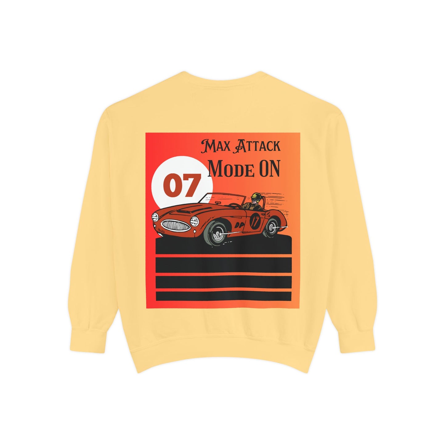 Max Attack Mode On Sweatshirt | High-Energy Motorsport Apparel