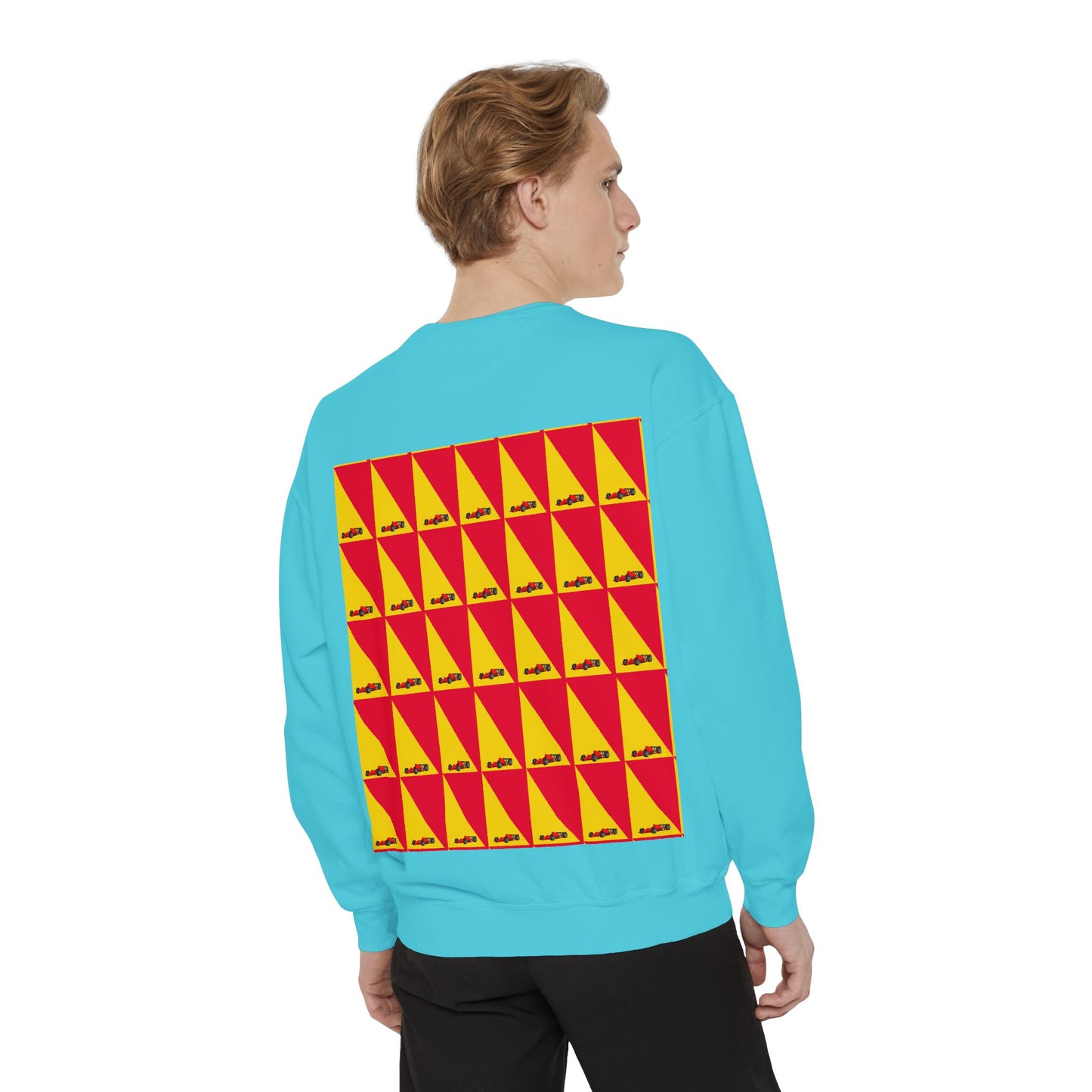Geometric Car Sweatshirt | Motorsport-Inspired Design| Perfect for Casual Outings & Celebrations