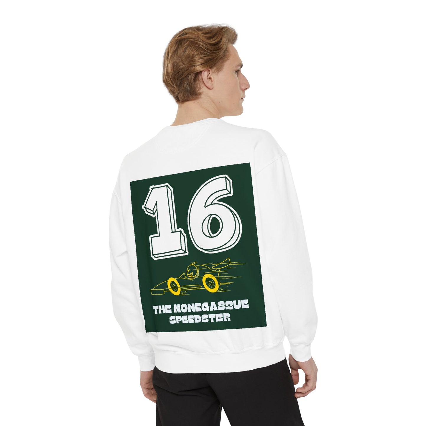 #16 “The Monegasque Speedster” Sweatshirt | Charles Leclerc Inspired Motorsport Apparel