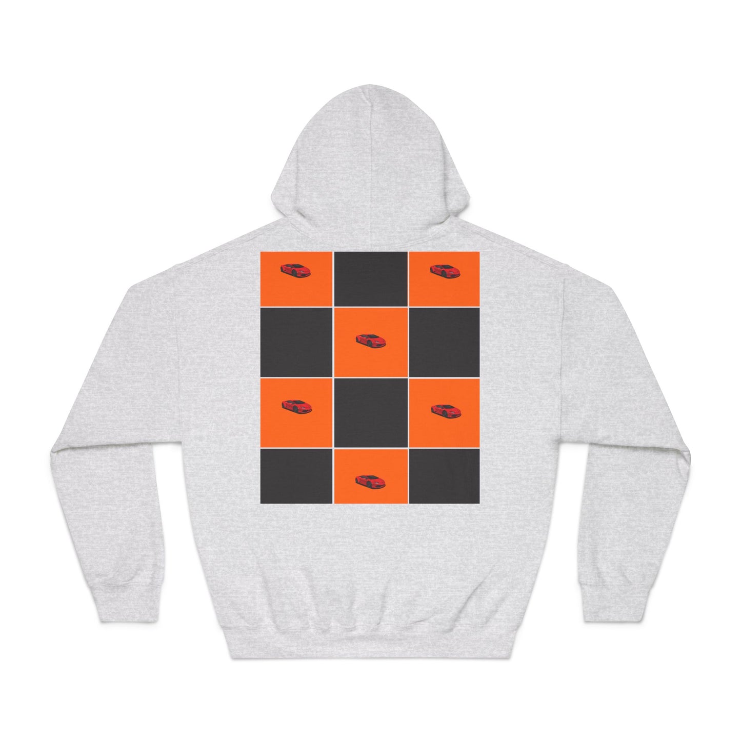 McLaren-Inspired Hoodie – Bold Black & Orange Motorsport Design – Performance Apparel