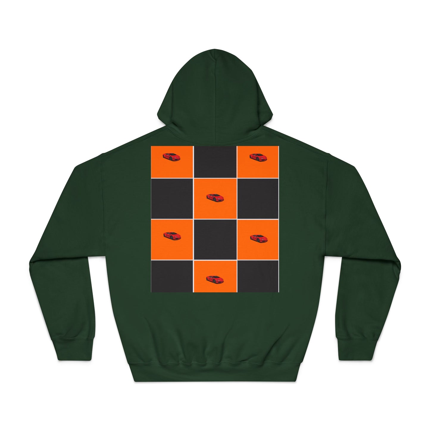 McLaren-Inspired Hoodie – Bold Black & Orange Motorsport Design – Performance Apparel