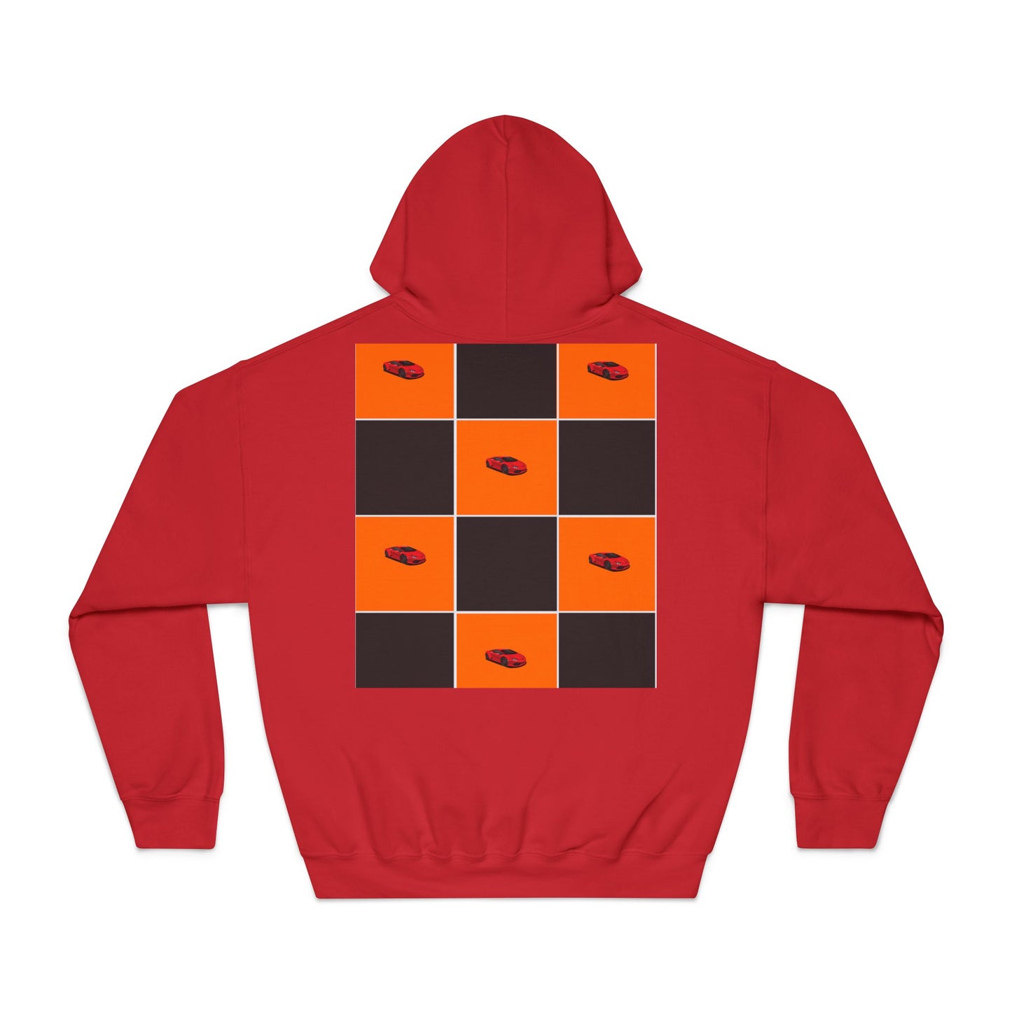 McLaren-Inspired Hoodie – Bold Black & Orange Motorsport Design – Performance Apparel