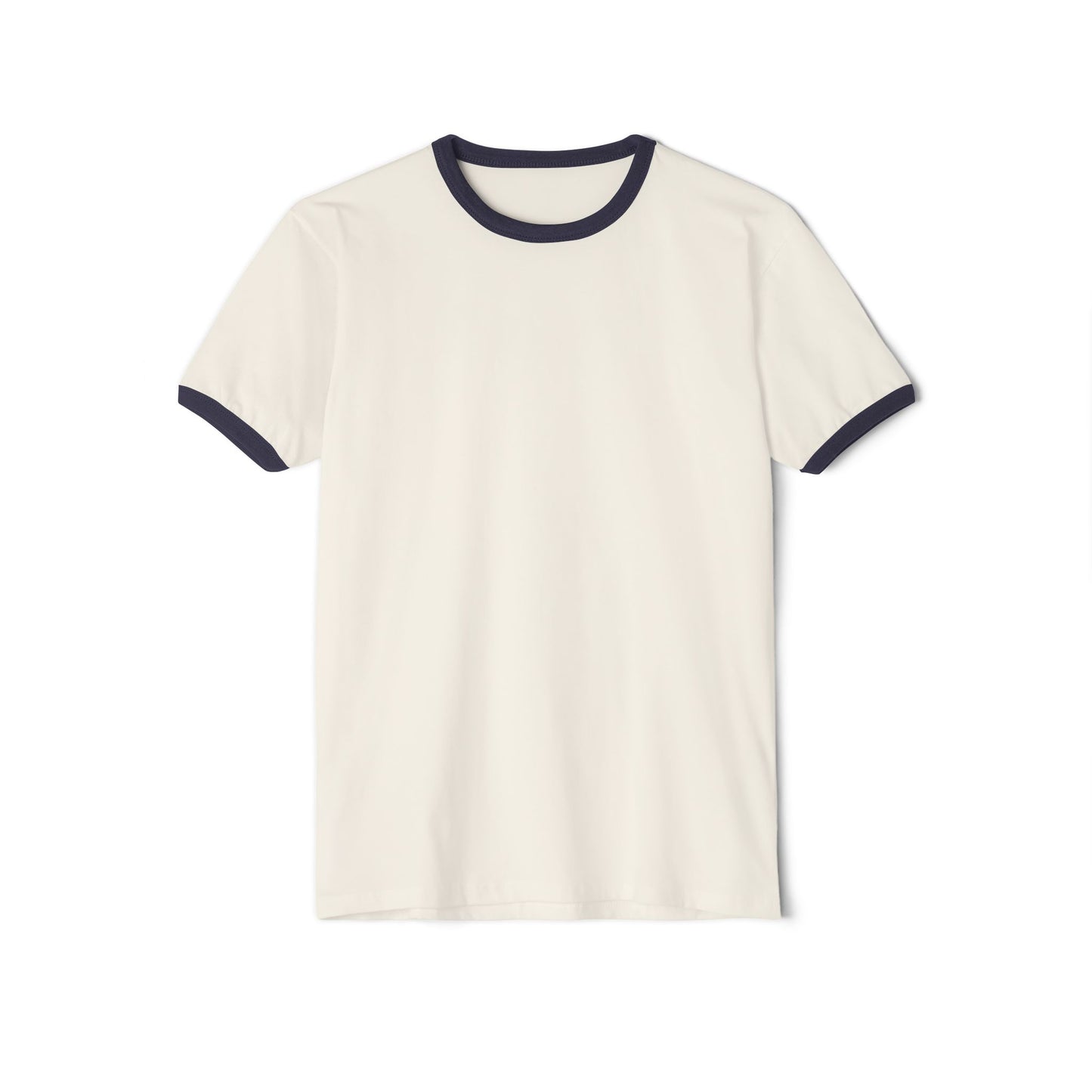 Retro 'Full Throttle' Unisex Cotton Ringer T-Shirt for Bold Statement