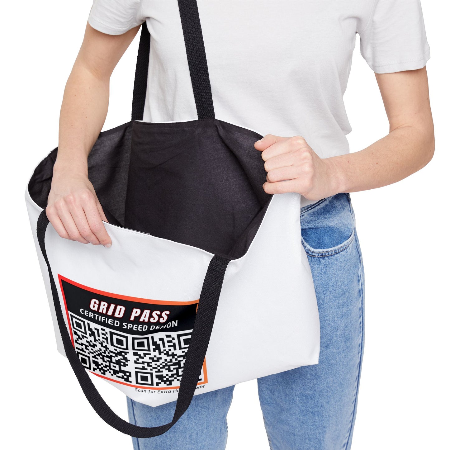 WIP25 Grid Pass Weekender Tote Bag – Certified Speed Demon Edition | Motorsport-Inspired Streetwear