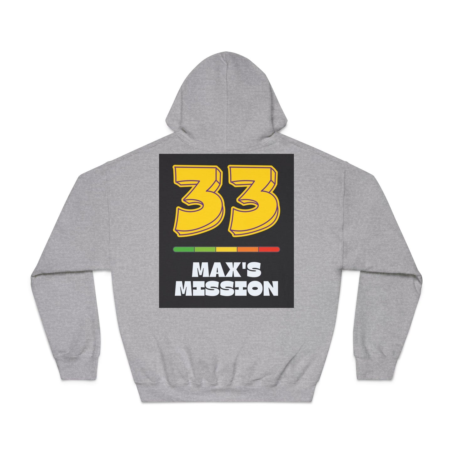 #33 Max's Mission Hoodie – Verstappen-Inspired Racing Design | Unstoppable Victory Quest