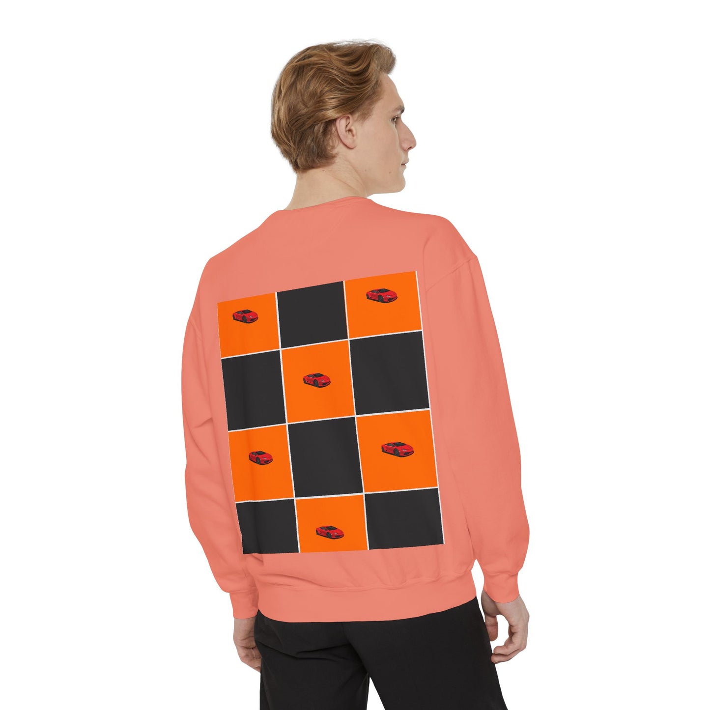 McLaren-Inspired Sweatshirt | Orange & Black Motorsport Design