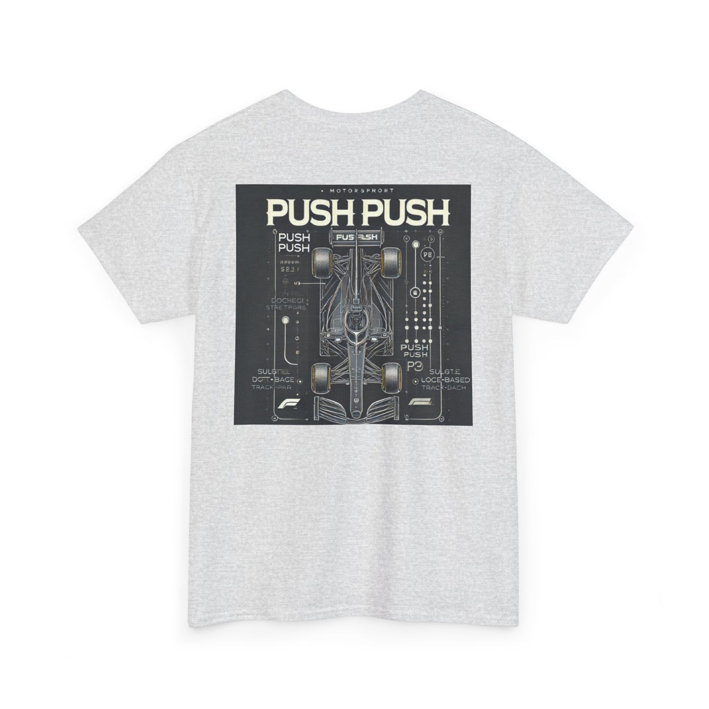 PUSH PUSH – Motorsport Streetwear Tee | Race Radio Command Edition