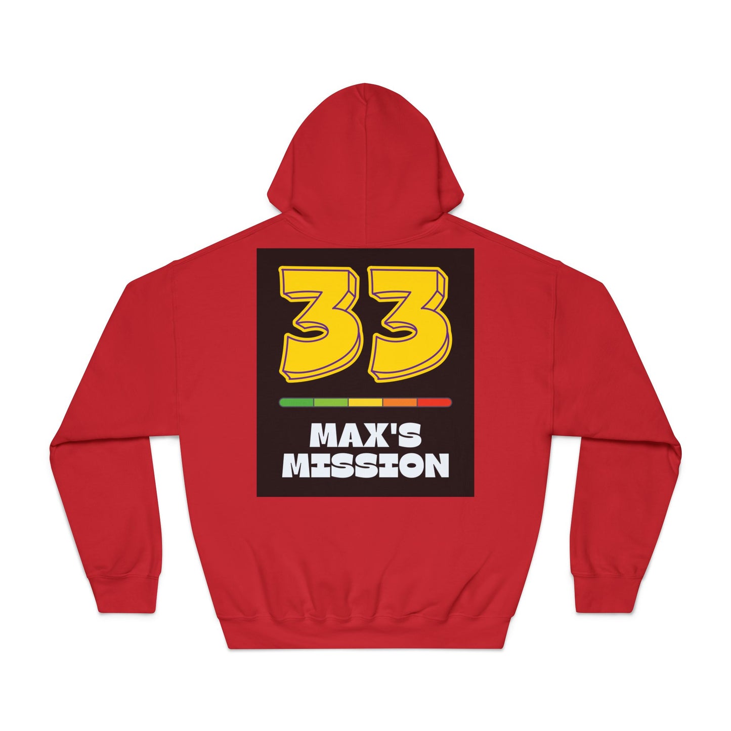 #33 Max's Mission Hoodie – Verstappen-Inspired Racing Design | Unstoppable Victory Quest