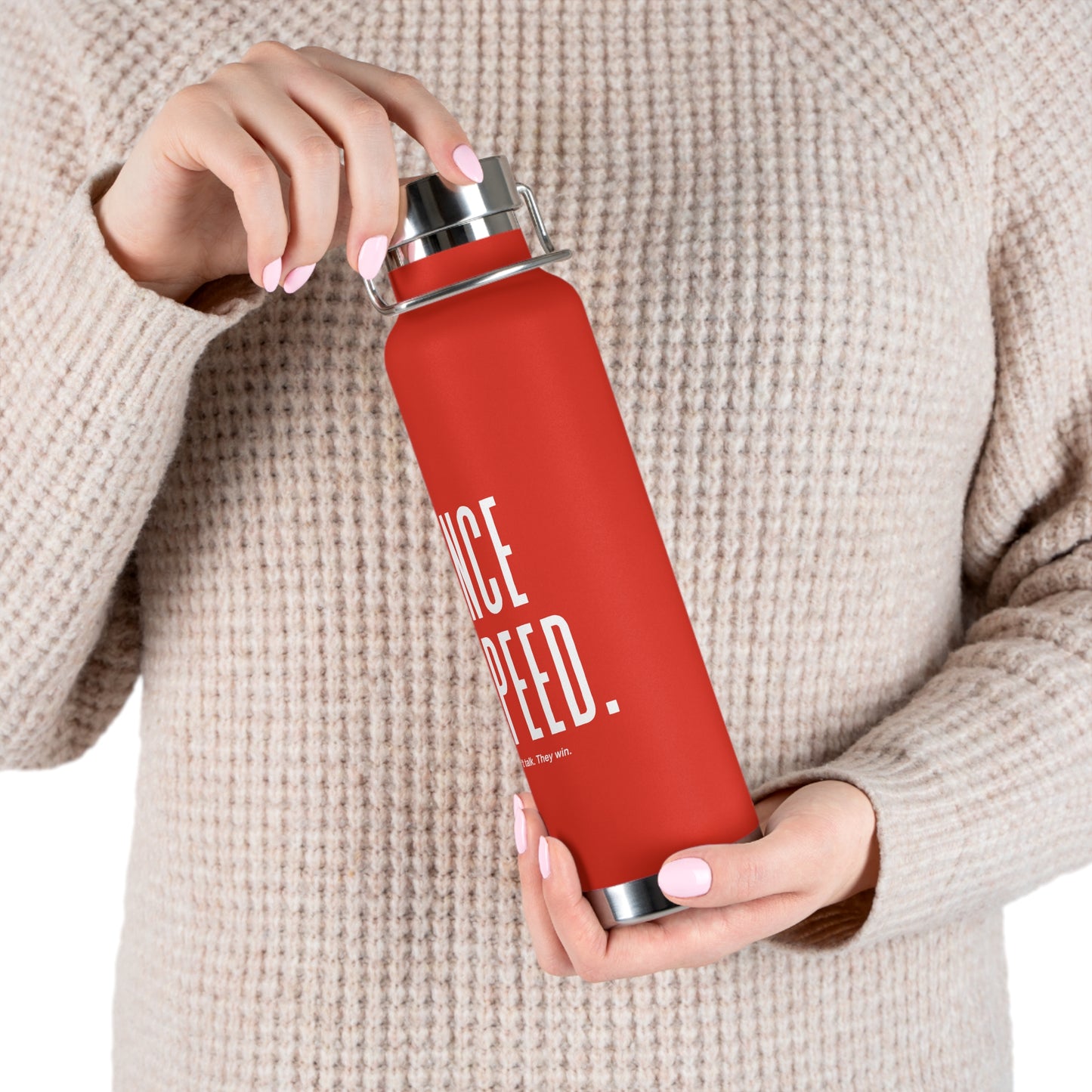Silence is Speed Water Bottle – WIP25 Focused Flow