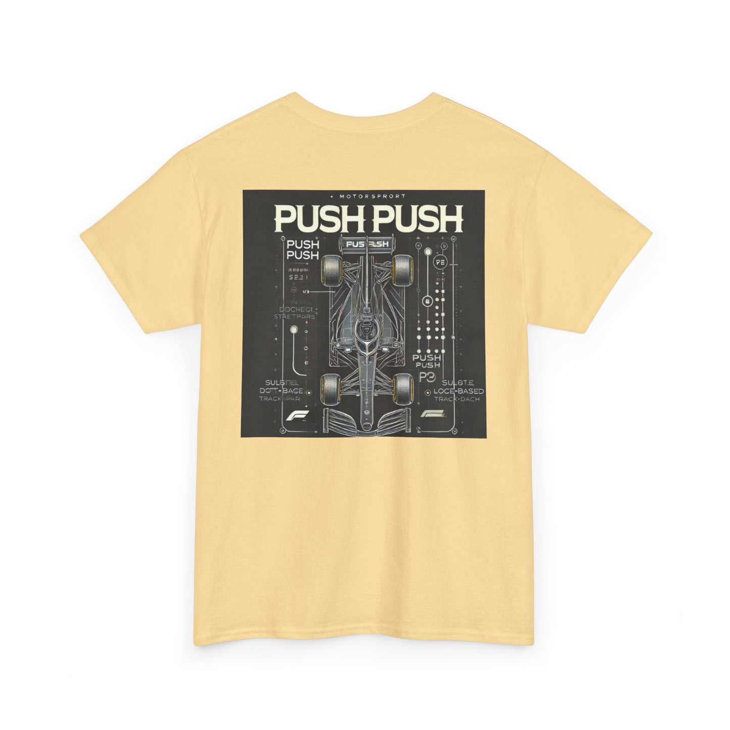 PUSH PUSH – Motorsport Streetwear Tee | Race Radio Command Edition