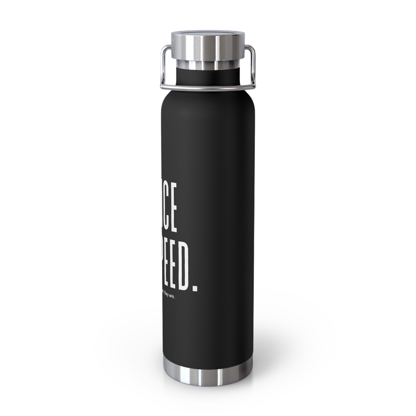 Silence is Speed Water Bottle – WIP25 Focused Flow