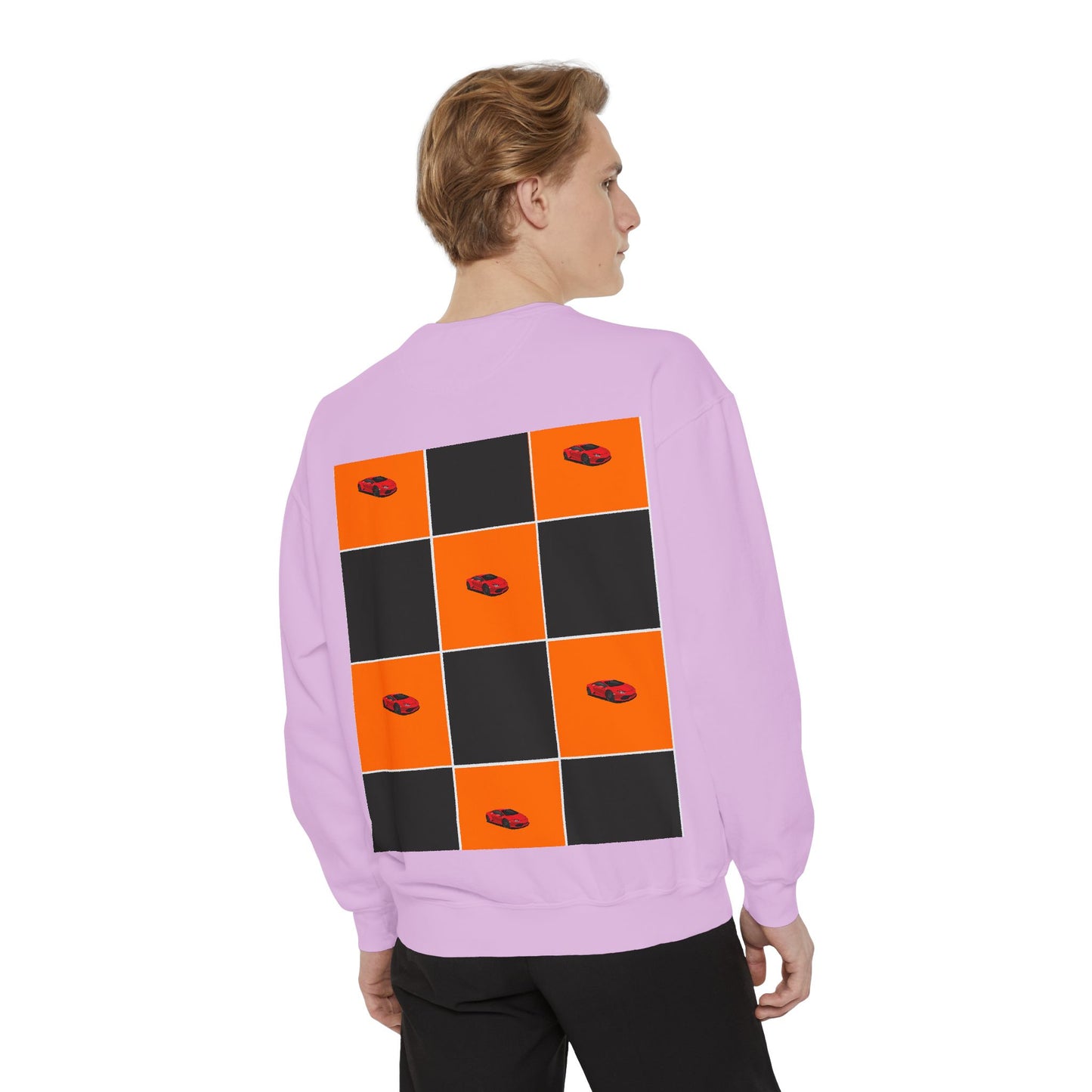 McLaren-Inspired Sweatshirt | Orange & Black Motorsport Design