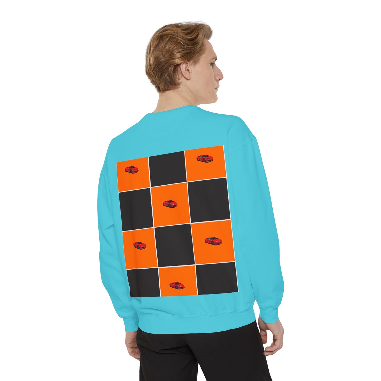 McLaren-Inspired Sweatshirt | Orange & Black Motorsport Design
