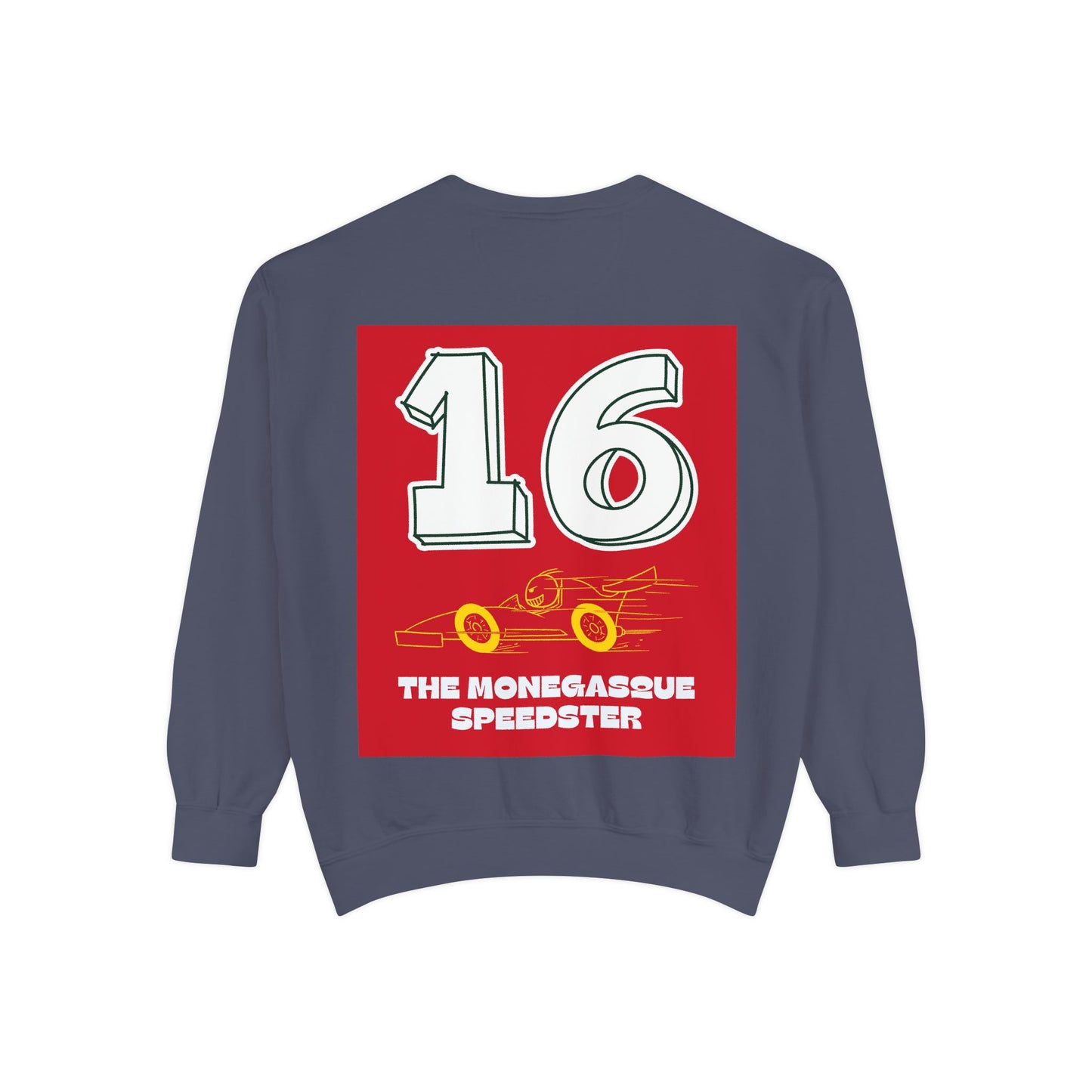#16 “The Monegasque Speedster” Sweatshirt | Charles Leclerc Inspired Motorsport Apparel