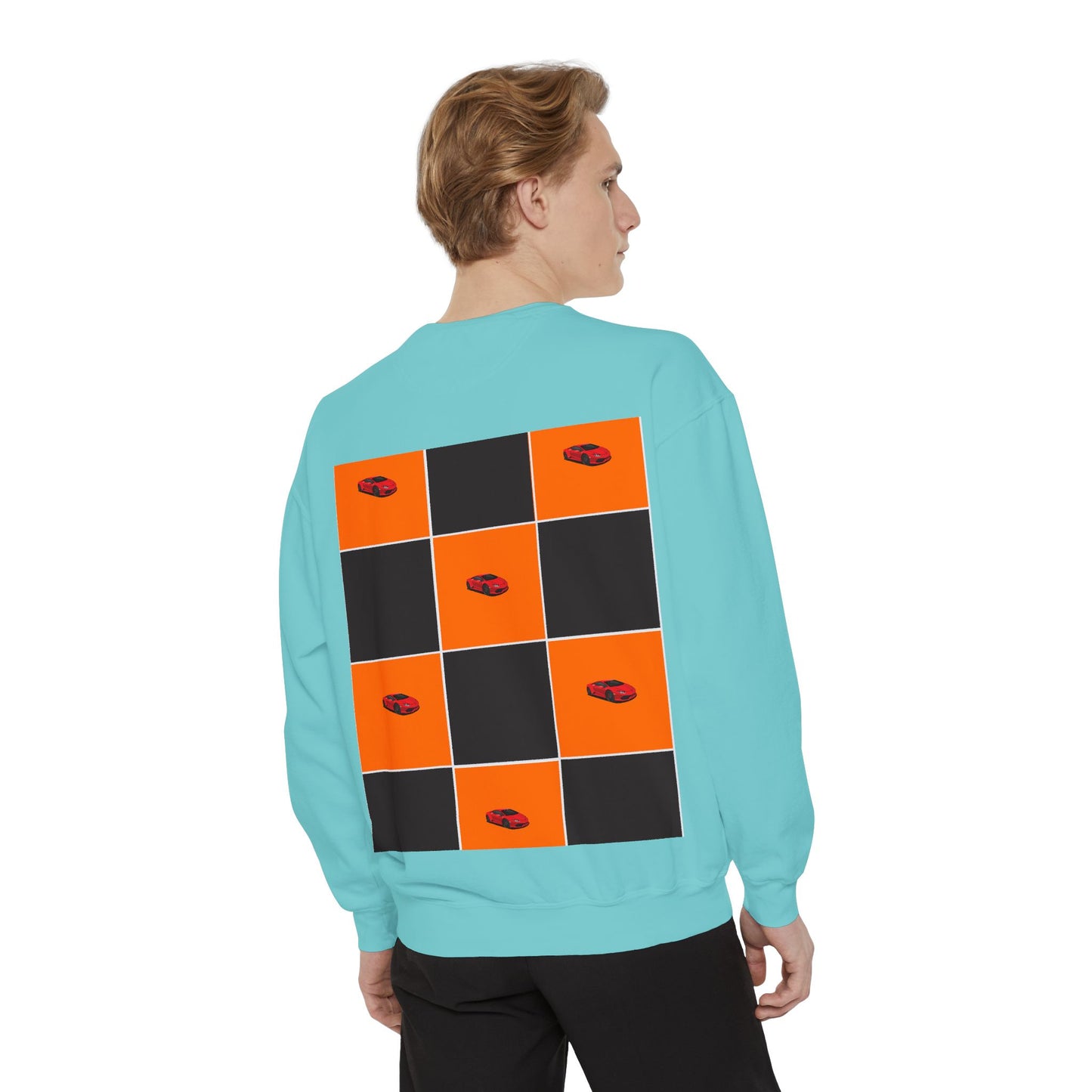 McLaren-Inspired Sweatshirt | Orange & Black Motorsport Design