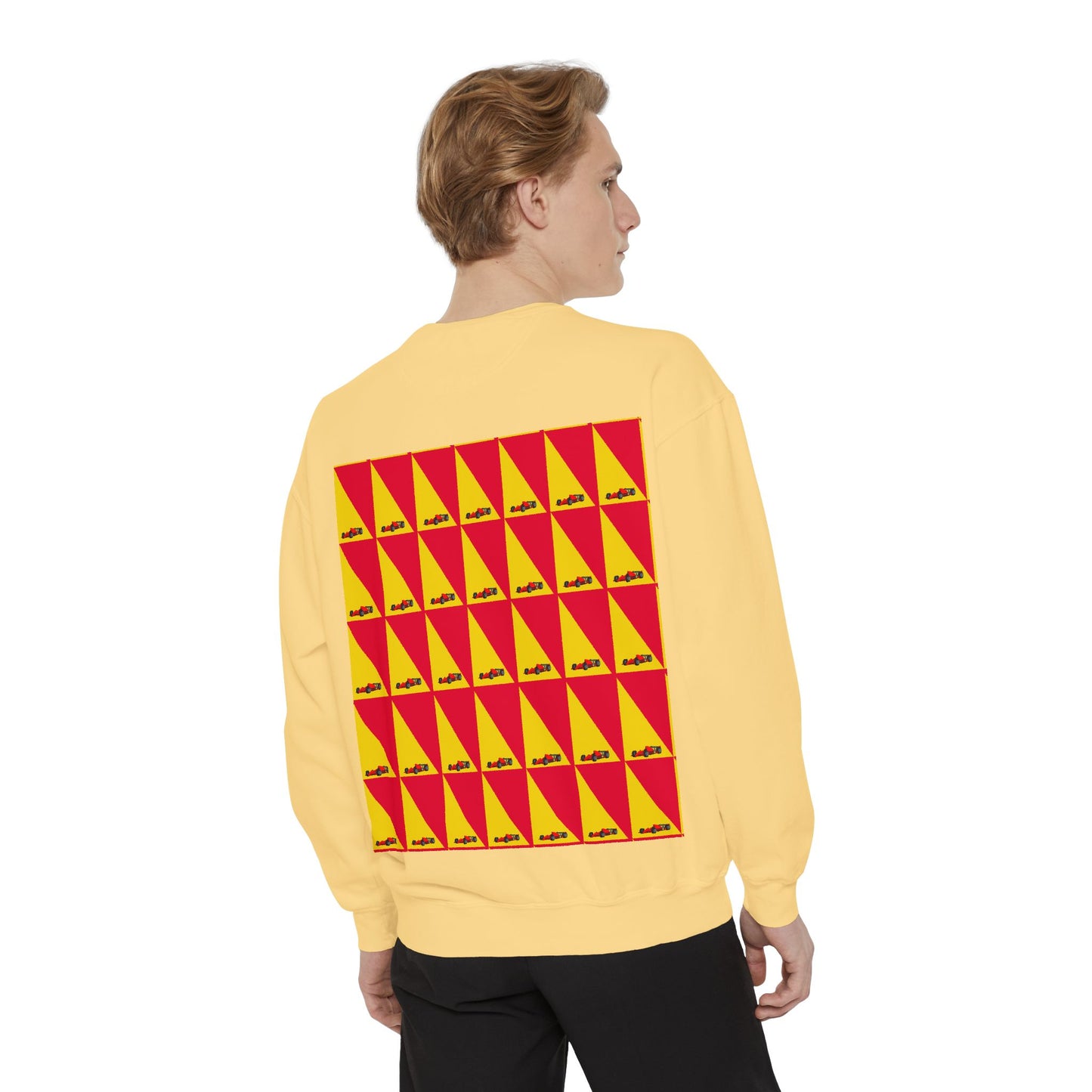 Geometric Car Sweatshirt | Motorsport-Inspired Design| Perfect for Casual Outings & Celebrations