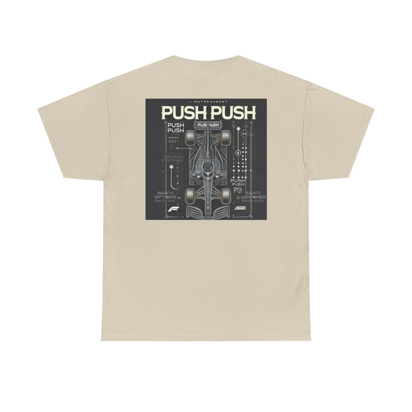 PUSH PUSH – Motorsport Streetwear Tee | Race Radio Command Edition