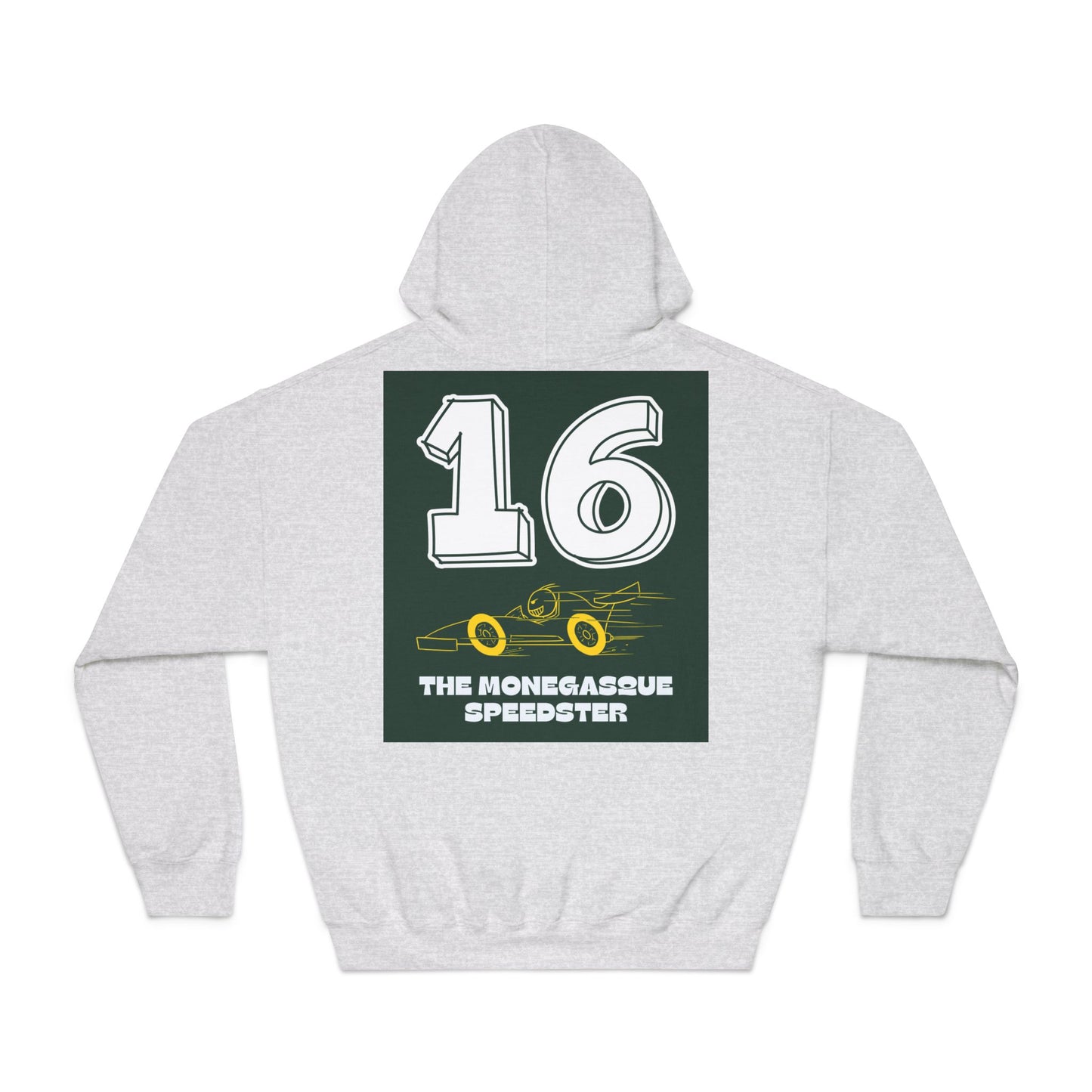 #16 The Monaco Speedster Unisex Hooded Sweatshirt - Racing Style & Comfort