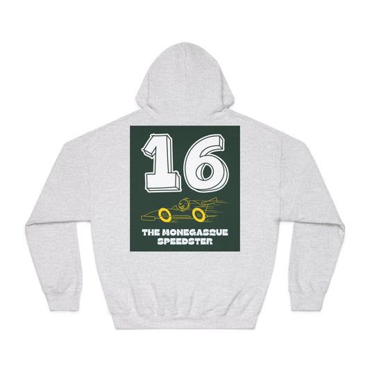 #16 The Monaco Speedster Unisex Hooded Sweatshirt - Racing Style & Comfort