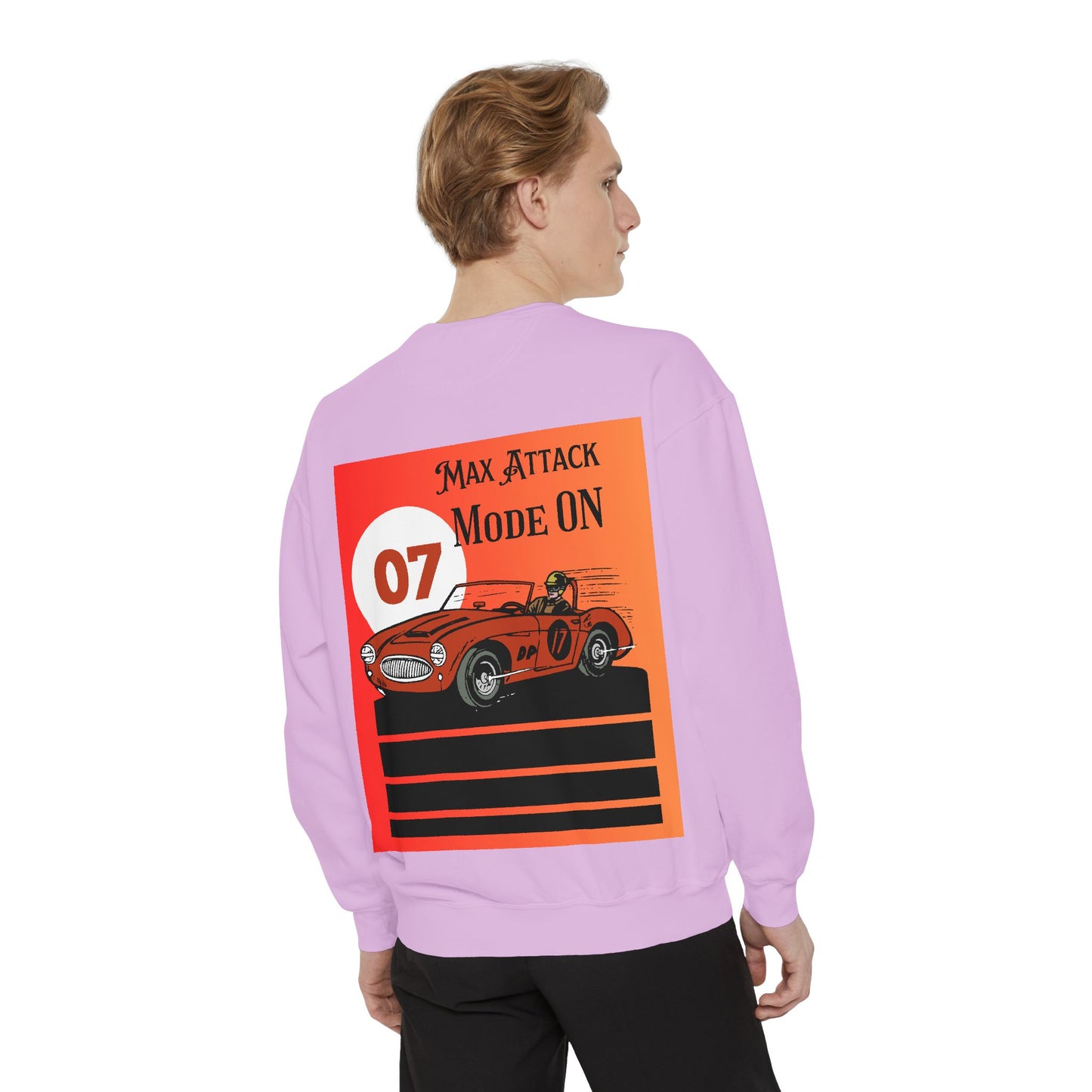 Max Attack Mode On Sweatshirt | High-Energy Motorsport Apparel