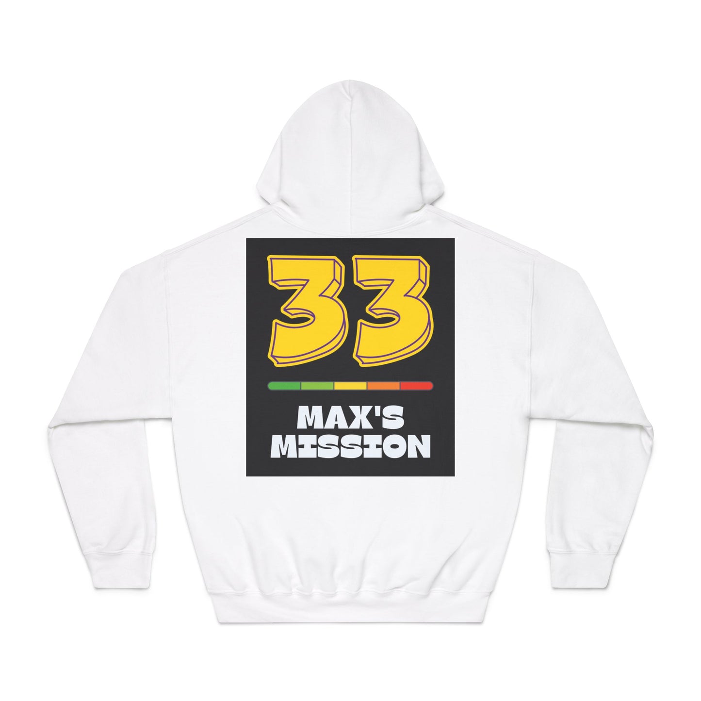 #33 Max's Mission Hoodie – Verstappen-Inspired Racing Design | Unstoppable Victory Quest