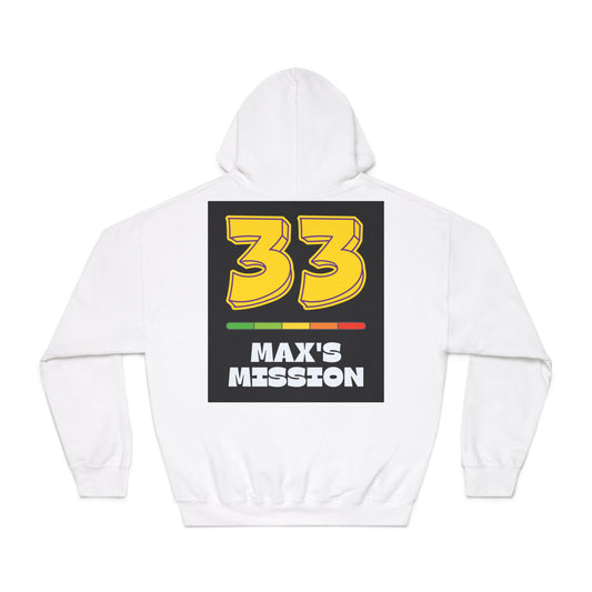 #33 Max's Mission Hoodie – Verstappen-Inspired Racing Design | Unstoppable Victory Quest