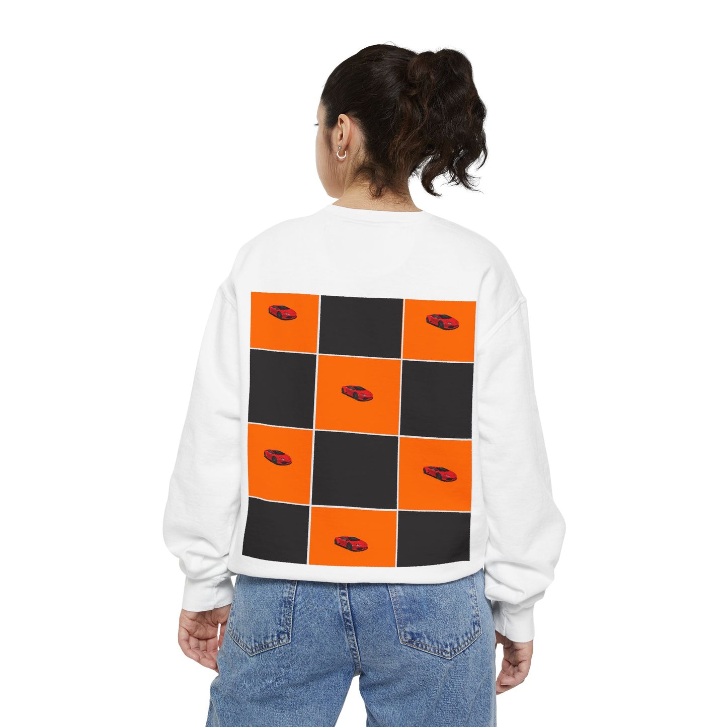 McLaren-Inspired Sweatshirt | Orange & Black Motorsport Design