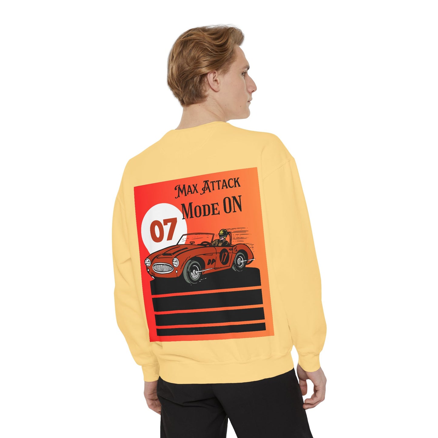 Max Attack Mode On Sweatshirt | High-Energy Motorsport Apparel