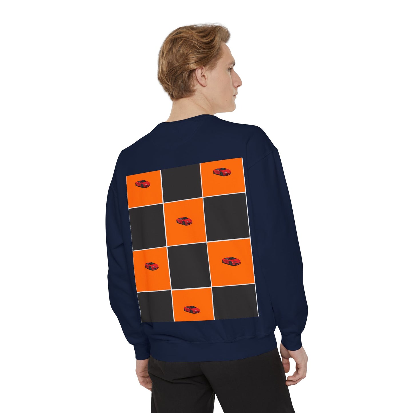 McLaren-Inspired Sweatshirt | Orange & Black Motorsport Design