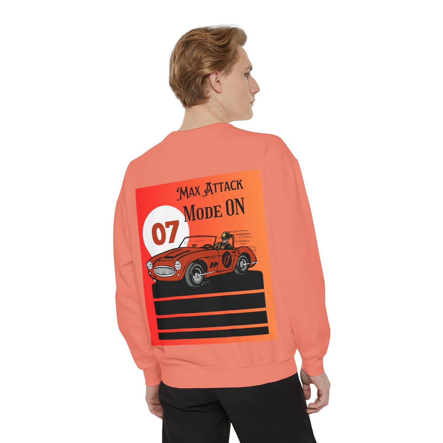 Max Attack Mode On Sweatshirt | High-Energy Motorsport Apparel