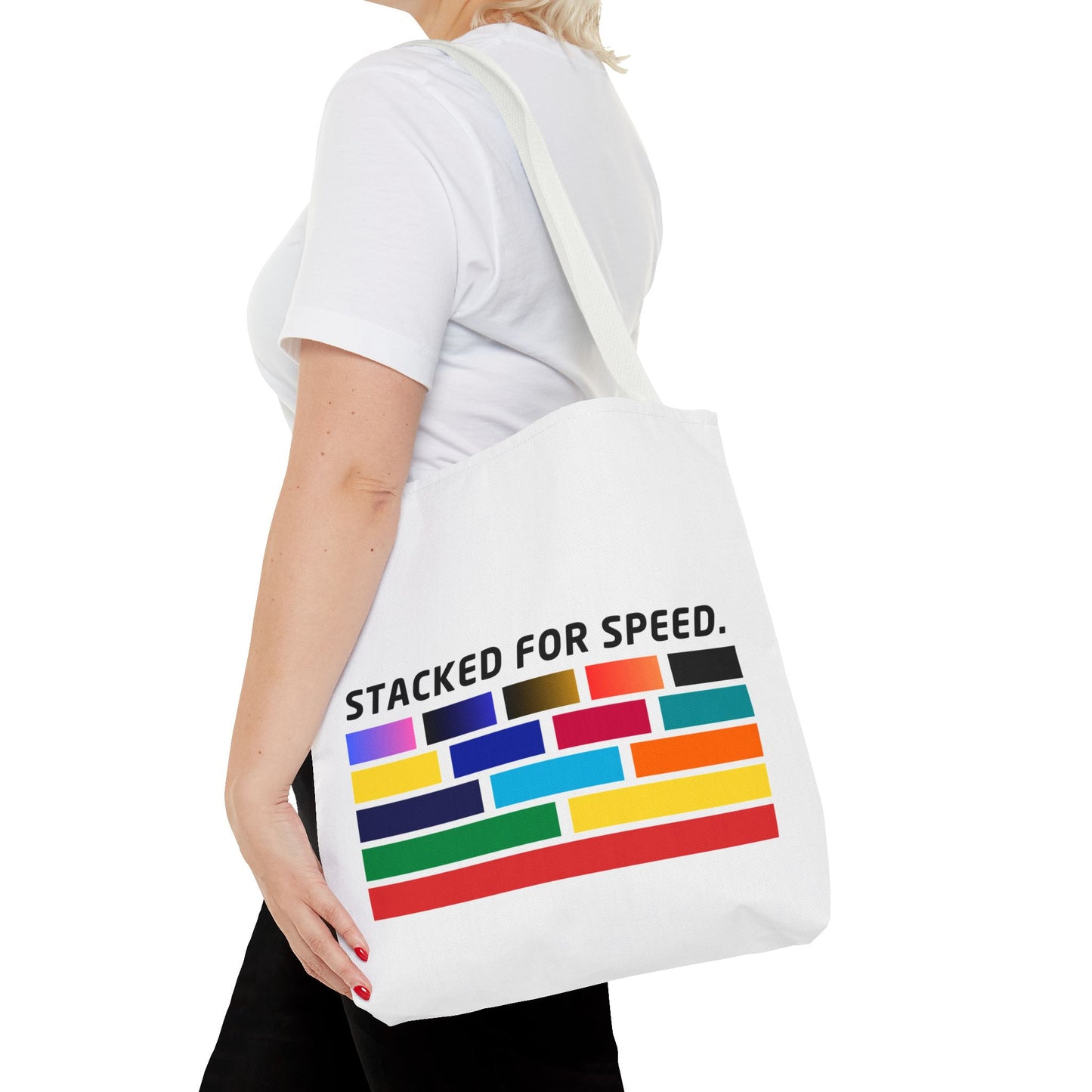 Stacked for Speed – WIP25 Racing-Inspired Tote Bag