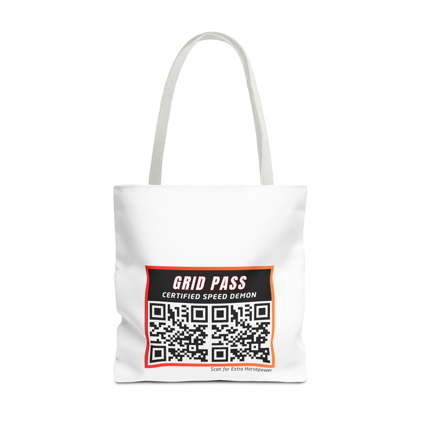 WIP25 Grid Pass Tote Bag – Certified Speed Demon Edition | Motorsport-Inspired Streetwear