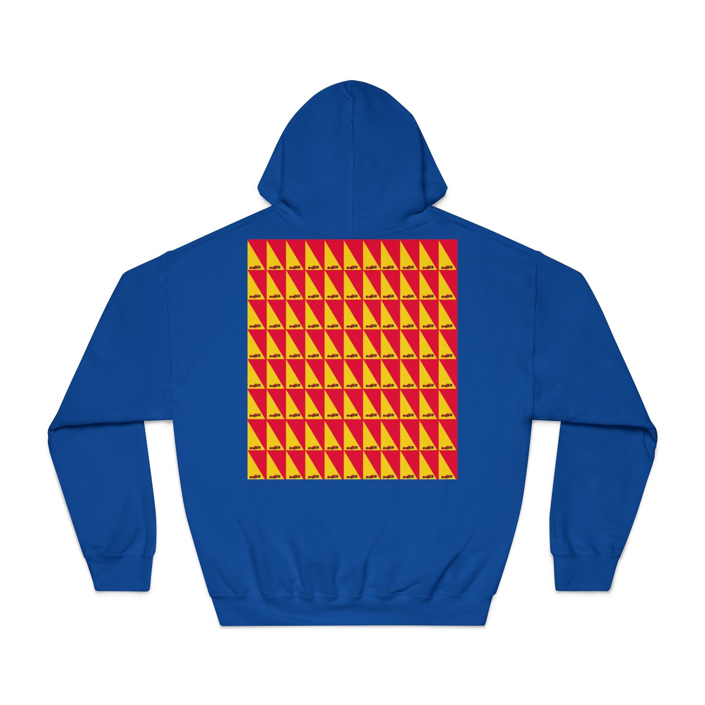 Geometric Car Hoodie – Modern Motorsport Design with Triangle Accents – Performance Apparel