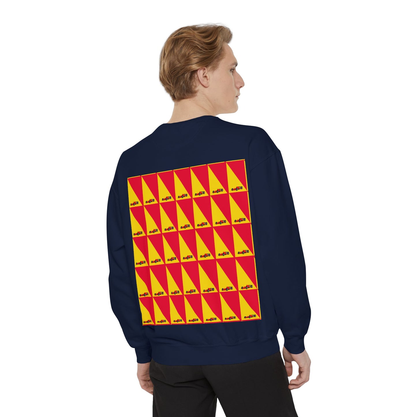 Geometric Car Sweatshirt | Motorsport-Inspired Design| Perfect for Casual Outings & Celebrations