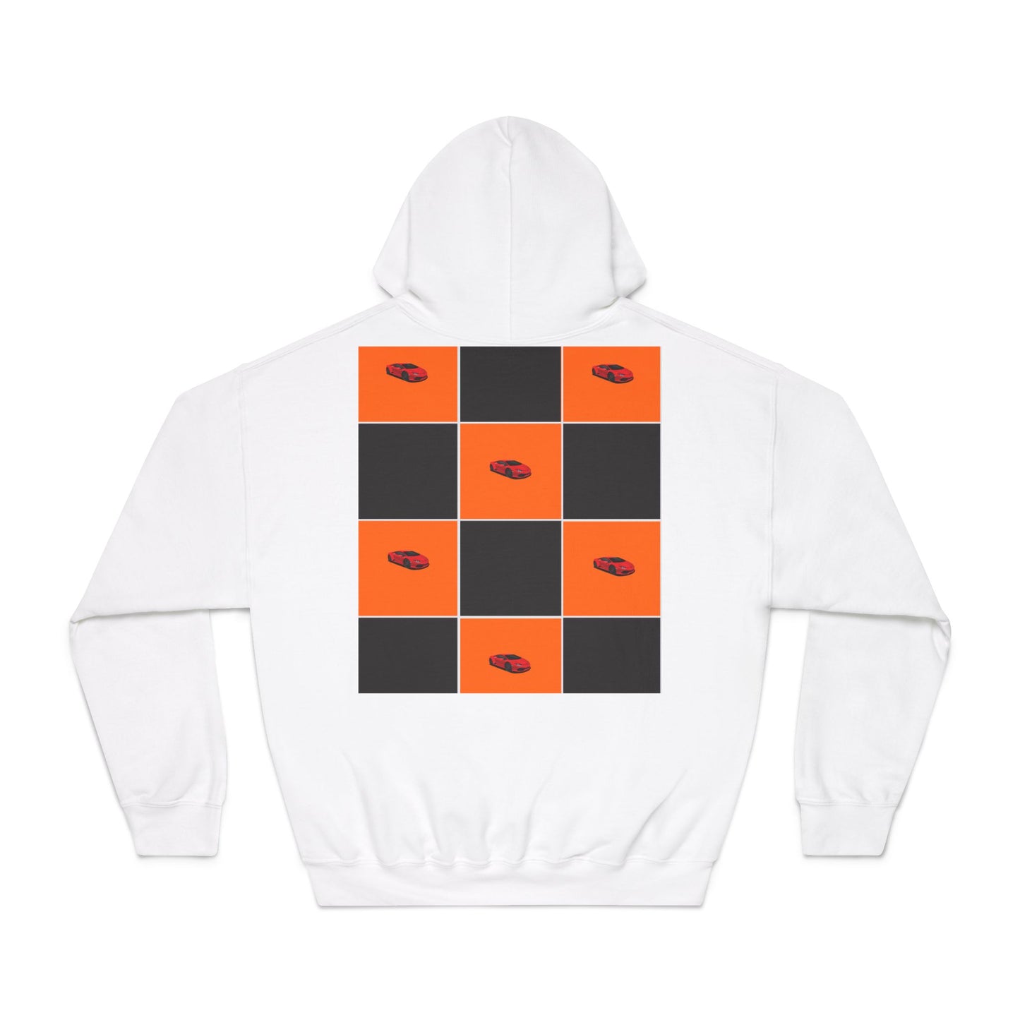 McLaren-Inspired Hoodie – Bold Black & Orange Motorsport Design – Performance Apparel