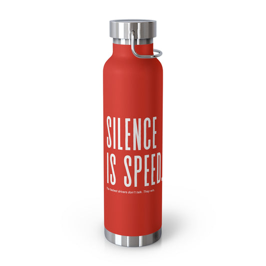 Silence is Speed Water Bottle – WIP25 Focused Flow